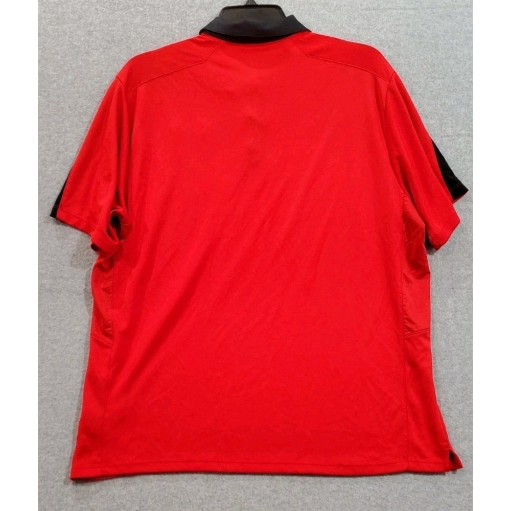 Nike Georgia Bulldogs Team Issue Short Sleeve DriFit Polo Shirt Football Red XL - Picture 2 of 11